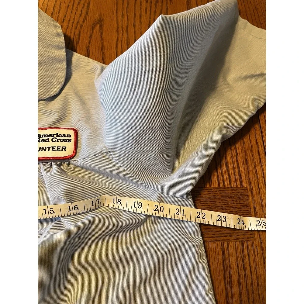 Vintage American Red Cross Volunteer Candy Striper Nurse Uniform  Sz Medium